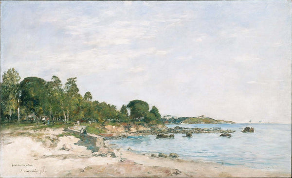 Eugène Louis Boudin, Juan-les-pins, the Bay and the Shore