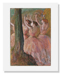 MFA Prints archival replica print of Edgar Degas, Dancers in Rose from the Museum of Fine Arts, Boston collection.