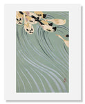 MFA Prints archival replica print of Uzaki Sumikazu, Ducks Swimming Upstream from the Museum of Fine Arts, Boston collection.