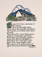 Cluna Studio, Broadside: "Bless the four corners of this house..."