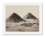 MFA Prints archival replica print of Francis Frith, The Pyramids of Sakkarah from the Museum of Fine Arts, Boston collection.