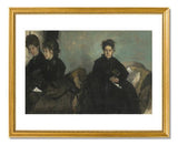 MFA Prints archival replica print of Edgar Degas, Duchessa di Montejasi with Her Daughters, Elena and Camilla from the Museum of Fine Arts, Boston collection.
