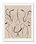 MFA Prints archival replica print of Gerrit Willem Dijsselhof, Flamingoes Design for Batik wall covering from the Museum of Fine Arts, Boston collection.