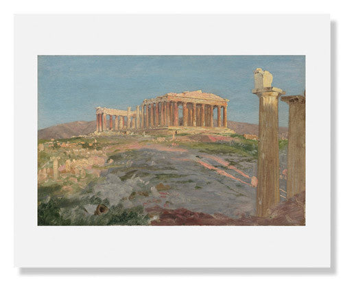 MFA Prints archival replica print of Frederic Edwin Church, Study for "The Parthenon" from the Museum of Fine Arts, Boston collection.