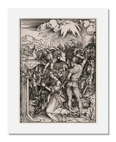 MFA Prints archival replica print of Albrecht Dürer, Martyrdom of Saint Catherine from the Museum of Fine Arts, Boston collection.