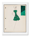 MFA Prints archival replica print of Arnold Scaasi, Sketch book Fall 1961 from the Museum of Fine Arts, Boston collection.