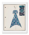 MFA Prints archival replica print of Arnold Scaasi, Sketch book Fall 1961 from the Museum of Fine Arts, Boston collection.