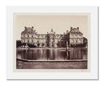 MFA Prints archival replica print of Édouard Denis Baldus, Palais du Luxembourg from the Museum of Fine Arts, Boston collection.