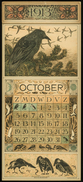 Theodorus van Hoytema, Calendar for 1913