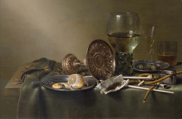 Willem Claesz. Heda, Still Life with Glasses and Tobacco