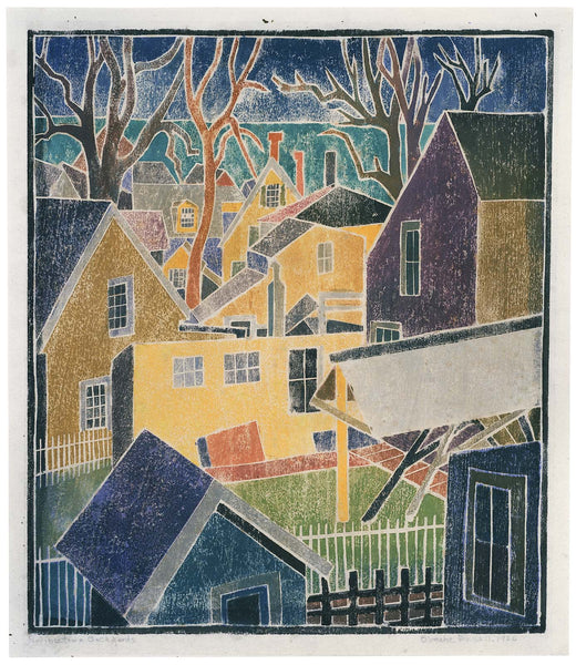Blanche Lazzell, Provincetown Back Yards