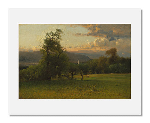 MFA Prints archival replica print of George Inness, The Church Spire from the Museum of Fine Arts, Boston collection.