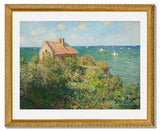 MFA Prints archival replica print of Claude Monet, Fisherman's Cottage on the Cliffs at Varengeville from the Museum of Fine Arts, Boston collection.