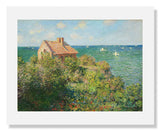 MFA Prints archival replica print of Claude Monet, Fisherman's Cottage on the Cliffs at Varengeville from the Museum of Fine Arts, Boston collection.