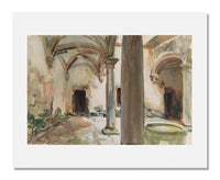 MFA Prints archival replica print of John Singer Sargent, Thomar, Portugal from the Museum of Fine Arts, Boston collection.