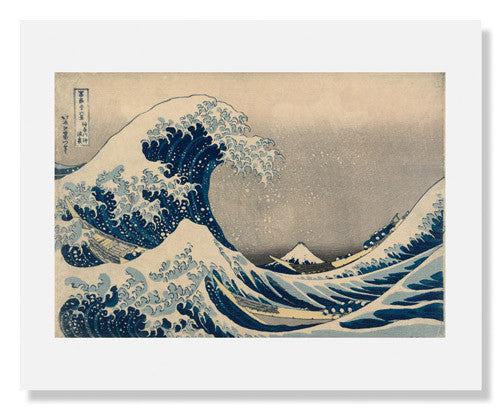 MFA Prints archival replica print of Katsushika Hokusai, Under the Wave off Kanagawa from the Museum of Fine Arts, Boston collection.