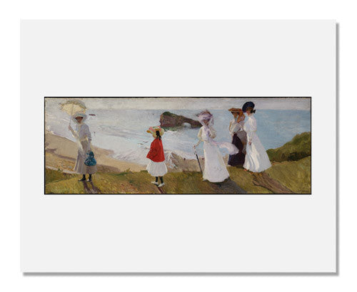 Joaquin Sorolla y Bastida, Lighthouse Walk at Biarritz | MFA Prints
