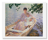 MFA Prints archival replica print of Edmund Charles Tarbell, Mother and Child in a Boat from the Museum of Fine Arts, Boston collection.