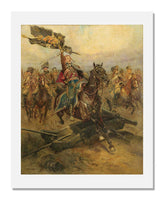 MFA Prints archival replica print of Jean Baptiste Edouard Detaille, Cavalry Charge from the Museum of Fine Arts, Boston collection.