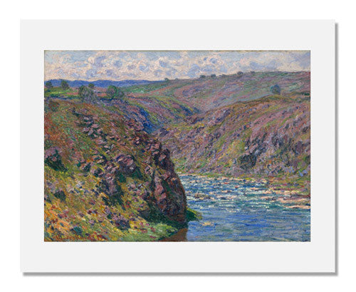 MFA Prints archival replica print of Claude Monet, Valley of the Creuse (Sunlight Effect) from the Museum of Fine Arts, Boston collection.