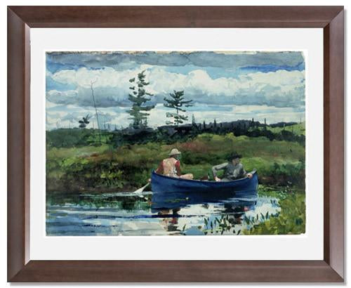 MFA Prints archival replica print of Winslow Homer, The Blue Boat from the Museum of Fine Arts, Boston collection.
