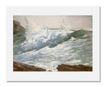 MFA Prints archival replica print of Winslow Homer, Breaking Wave (Prout's Neck) from the Museum of Fine Arts, Boston collection.