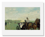 MFA Prints archival replica print of Edgar Degas, At the Races in the Countryside from the Museum of Fine Arts, Boston collection.
