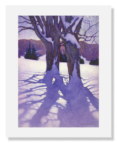 MFA Prints archival replica print of George Hawley Hallowell, Trees in Winter from the Museum of Fine Arts, Boston collection.