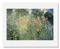 MFA Prints archival replica print of Ross Sterling Turner, A Garden Is a Sea of Flowers from the Museum of Fine Arts, Boston collection.