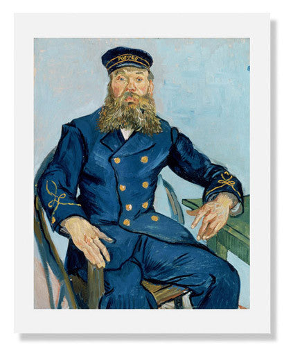 MFA Prints archival replica print of Vincent van Gogh, Postman Joseph Roulin from the Museum of Fine Arts, Boston collection.