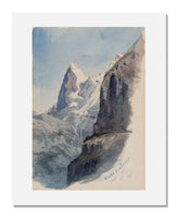 MFA Prints archival replica print of John Singer Sargent, The Eiger from Mürren from the Museum of Fine Arts, Boston collection.
