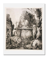 MFA Prints archival replica print of Albrecht Dürer, Saint Jerome by the Pollard Willow from the Museum of Fine Arts, Boston collection.