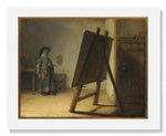 MFA Prints archival replica print of Rembrandt Harmensz. van Rijn, Artist in His Studio from the Museum of Fine Arts, Boston collection.