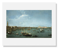 MFA Prints archival replica print of Canaletto, Bacino di San Marco, Venice from the Museum of Fine Arts, Boston collection.
