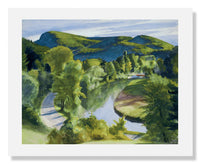 MFA Prints archival replica print of Edward Hopper, First Branch of the White River, Vermont from the Museum of Fine Arts, Boston collection.
