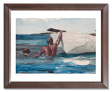 MFA Prints archival replica print of Winslow Homer, The Sponge Diver from the Museum of Fine Arts, Boston collection.