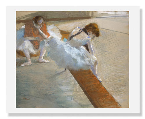 MFA Prints archival replica print of Edgar Degas, Dancers Resting from the Museum of Fine Arts, Boston collection.