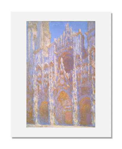 MFA Prints archival replica print of Claude Monet, Rouen Cathedral, Façade from the Museum of Fine Arts, Boston collection.
