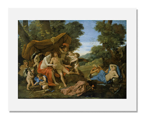 MFA Prints archival replica print of Nicolas Poussin, Mars and Venus from the Museum of Fine Arts, Boston collection.