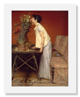 MFA Prints archival replica print of Sir Lawrence Alma Tadema, Woman and Flowers from the Museum of Fine Arts, Boston collection.