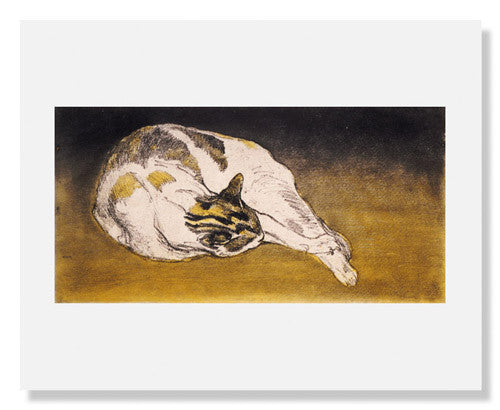 Théophile Alexandre Steinlen, Sleeping cat | MFA Prints