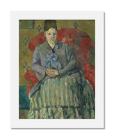 MFA Prints archival replica print of Paul Cézanne, Madame Cézanne in a Red Armchair from the Museum of Fine Arts, Boston collection.