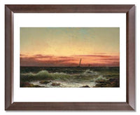 MFA Prints archival replica print of Martin Johnson Heade, Off Shore: After the Storm from the Museum of Fine Arts, Boston collection.