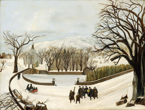 Unidentified artist, Musicians in the Snow