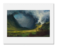 MFA Prints archival replica print of Albert Bierstadt, Storm in the Mountains from the Museum of Fine Arts, Boston collection.