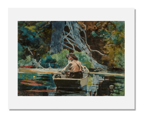 MFA Prints archival replica print of Winslow Homer, The Adirondack Guide from the Museum of Fine Arts, Boston collection.