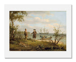 MFA Prints archival replica print of Thomas Birch , The Landing of William Penn from the Museum of Fine Arts, Boston collection.
