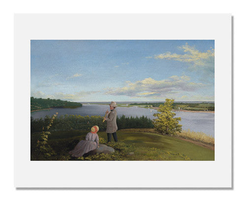 MFA Prints archival replica print of Unidentified artist, Shrewsbury River near Seabright, New Jersey from the Museum of Fine Arts, Boston collection.