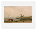 MFA Prints archival replica print of Martin Johnson Heade, The Stranded Boat from the Museum of Fine Arts, Boston collection.
