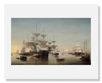 MFA Prints archival replica print of Fitz Henry Lane, New York Harbor from the Museum of Fine Arts, Boston collection.
